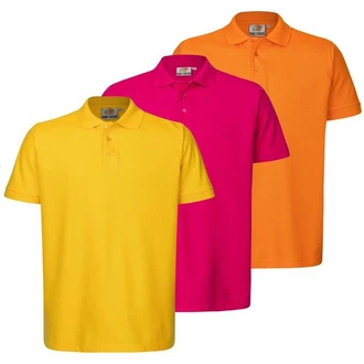 WORXWEAR Poloshirt Herren Gelb/Mischfarben/Orange/Rosa