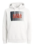 Jack & Jones Sweatshirt Weiß/Creme/Silber/Dunkelblau