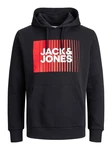 Jack & Jones Sweatshirt Schwarz/Hellblau/Dunkelblau