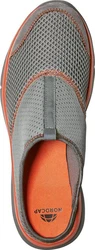 Nordcap Slipper mit Ripsbandschlaufe Orange/Grau
