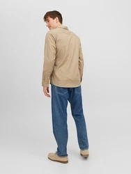 JACK & JONES Hemd 'Gingham' beige