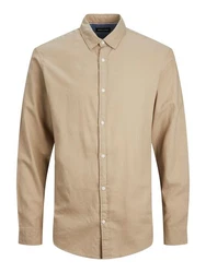 JACK & JONES Hemd 'Gingham' beige