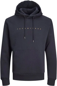 Jack & Jones Sweatshirt JJEStar navy / orange Jack & Jones Sweatshirt JJEStar navy / orange