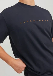 JACK & JONES T-Shirt JJEstar Dunkelblau