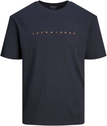 JACK & JONES T-Shirt JJEstar Dunkelblau