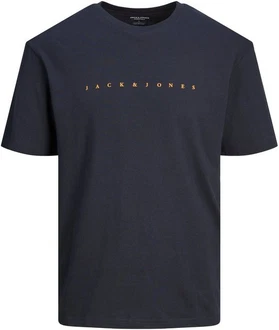JACK & JONES T-Shirt JJEstar Dunkelblau