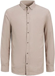 Langarmhemd JJECLASSIC MELANGE SHIRT LS SN