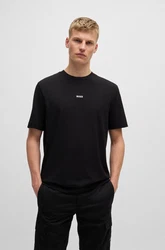 BOSS ORANGE T-Shirt TChup mit Rundhalsausschnitt Schwarz/Braun