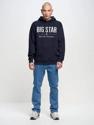 BIG STAR Kapuzensweatshirt ASHLYNO Blau/Dunkelblau