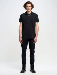 BIG STAR Poloshirt MARKOLINOS schwarz