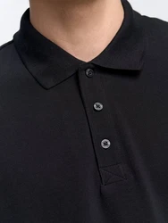 BIG STAR Poloshirt MARKOLINOS schwarz