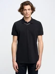 BIG STAR Poloshirt MARKOLINOS schwarz