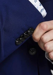Jack & Jones Anzug JPRBLAFranco JPRFRANCO SUIT NOOS Dunkelblau/Hellblau/Blau