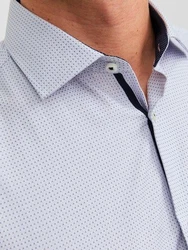 JACK & JONES Hemd Parker Hellblau/Blau/Grau