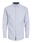 JACK & JONES Hemd Parker Hellblau/Blau/Grau