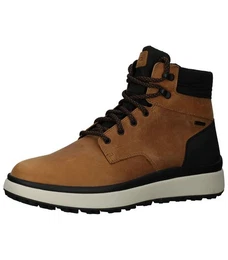 Stiefelette Nubukleder/Textil Schnrstiefelette