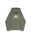 ALPHA INDUSTRIES Sweatjacke Dark Olive