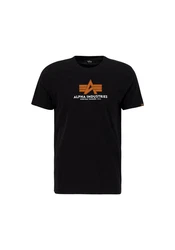Alpha Industries Shirt T Rubber Schwarz/Rot