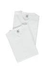 LERROS T-Shirt V-Neck Doppelpack Weiß/Grau