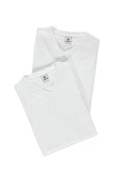 T-Shirt V-Neck Doppelpack T-Shirt in Premium Baumwollqualitt