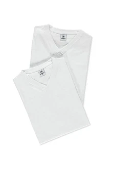 LERROS T-Shirt V-Neck Doppelpack