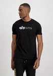 Alpha Industries Rundhalsshirt Label T 2 Pack schwarz/wei Alpha Industries Rundhalsshirt Label T 2 Pack schwarz/wei