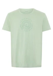 Print-Shirt T-Shirt mit Wellenmotiv 1