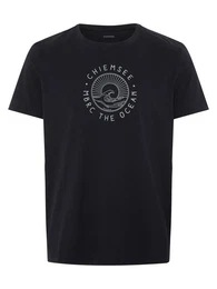 Print-Shirt T-Shirt mit Wellenmotiv 1