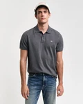 GANT Poloshirt REGULAR SHIELD grau (anthrazit)