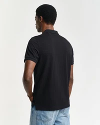GANT Poloshirt REGULAR SHIELD Schwarz/Beige