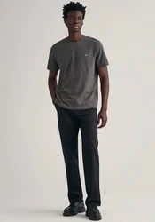 GANT Herren T-Shirt - REG TONAL SHIELD T-SHIRT grau/antracit melange