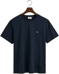 GANT Herren T-Shirt - REG TONAL SHIELD T-SHIRT Blau