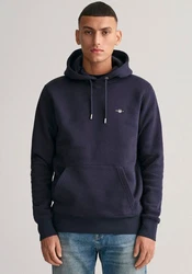 GANT Herren Hoodie REGULAR SHIELD HOODIE Blau