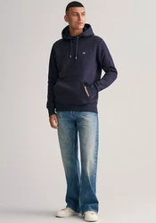 GANT Herren Hoodie REGULAR SHIELD HOODIE Blau