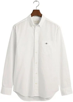 GANT Hemd Weiß/Khaki/Grau/Creme