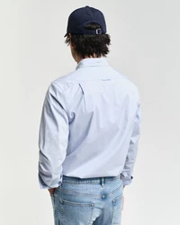 GANT Hemd Langarmhemd Hellblau/Dunkelblau