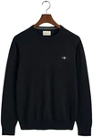 Gant Herren Pullover CLASSIC COTTON C-NECK schwarz