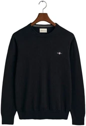 Gant Herren Pullover CLASSIC COTTON C-NECK schwarz