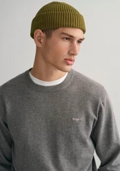 Gant Herren Pullover CLASSIC COTTON C-NECK Grau