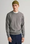 Gant Herren Pullover CLASSIC COTTON C-NECK Grau