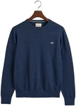 Gant Herren Pullover CLASSIC COTTON C-NECK blaumeliert/hellgrau/kirschrot/naturwei