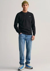 Gant V-Ausschnitt Pullover Klassischer V-Neck Pullover navy/hellgrau/kirschrot/schwarz