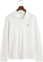 Poloshirt REG SHIELD LS PIQUE RUGGER mit Logotickerei auf der Brust