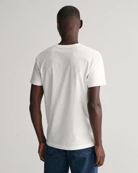 GANT T-Shirt V-Neck Slim Fit SLIM SHIELD V-NECK T-SHIRT Wei