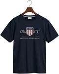 Gant T-Shirt REGULAR ARCHIVE SHIELD Dunkelblau/Grau/Hellblau/Blau