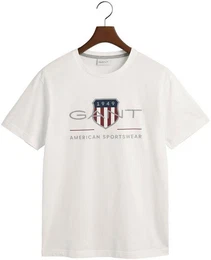 T-Shirt REG ARCHIVE SHIELD SS T-SHIRT mit Logodruck auf der Brust