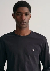 GANT Shirt 'Shield' schwarz