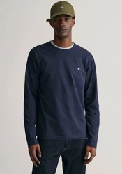 GANT Shirt 'Shield' blau/dunkelblau