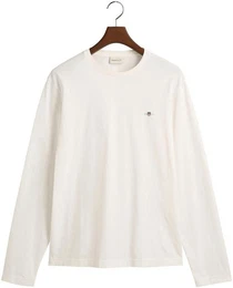 Langarmshirt REG SHIELD LS T-SHIRT mit Logostickerei auf der Brust