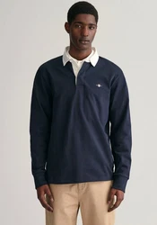 Gant Rugbyshirt REG SHIELD HEAVY RUGGER blau